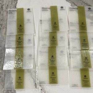 Cuttlebug Embossing Folders - Green and Clear